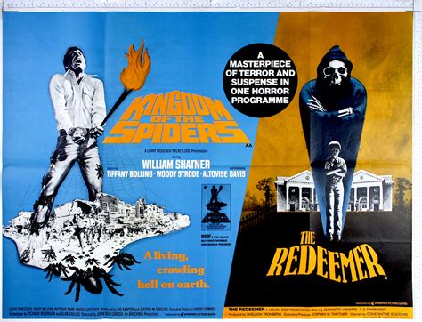 Kingdom of the Spiders / Redeemer (1977 / 1978) UK Quad Poster – Horror ...