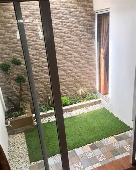 Minimalisini Contoh Desain Taman Di Dalam Rumah Yang Cantik Home