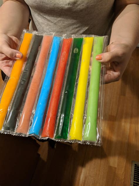 I Didn T Know If This Belonged Her But All Of The Popsicles Froze Except For One R