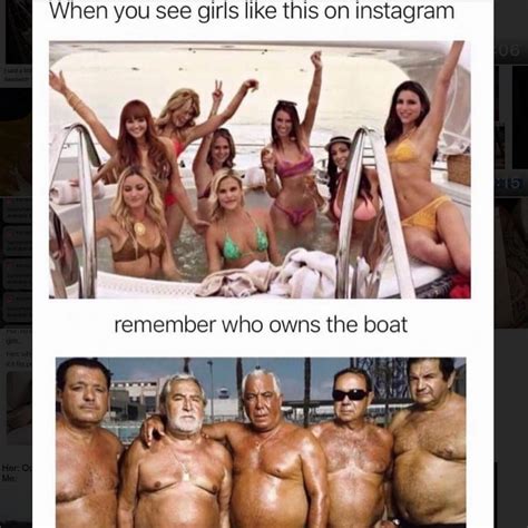 When You See Girls Like This On Instagram Remember Who Owns The Boat