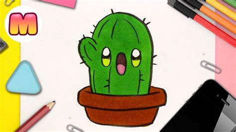 Como Dibujar Un Cactus Kawaii 🌵 Dibujos Kawaii Faciles 🌵 Como Dibujar