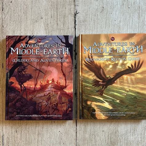 Adventures In Middle Earth 5e Lot Complete Set Excellent Condition