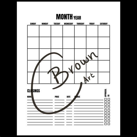 Printable Digital Loan Officer Planner Intake Sheet Daily Sheet Monthly Calender And Closings