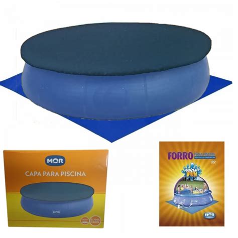 Mandiali E Shop Kit Capa E Forro Para Piscina Infl Vel L Ou L