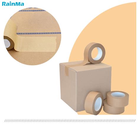 Eco Friendly Water Activated Reinforced Gummed Tape Of Shipping Cartons