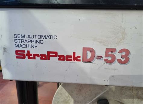 Strapack D Semi Automatic Strapping Machine Buy Used