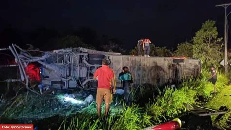 Accidente De Autobús Deja 18 Muertos Y 25 Heridos En Amazonia De Ecuador