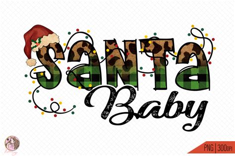 Santa Baby Sublimation Graphic By Hello Magic Creative Fabrica