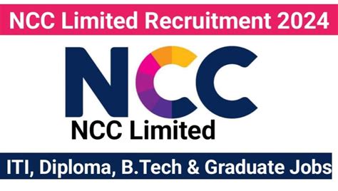 Ncc Limited Hiring Iti Diploma B Tech Graduate Jobs