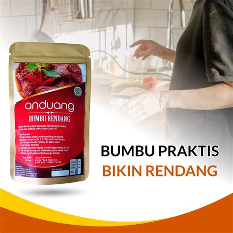 Jual Bumbu Rendang Asli Padang Anduang 140 Gram Shopee Indonesia