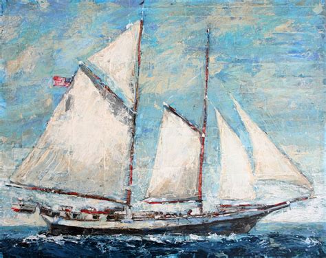 Diana Mulder: Old Sailboat Painting