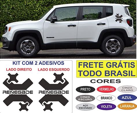 Kit Adesivos Jeep Renegade Coluna Lateral Frete Gratis R 69 99 Em