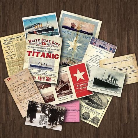 Titanic Memorabilia Replica Pack | Titanic, Movie memorabilia, History lover