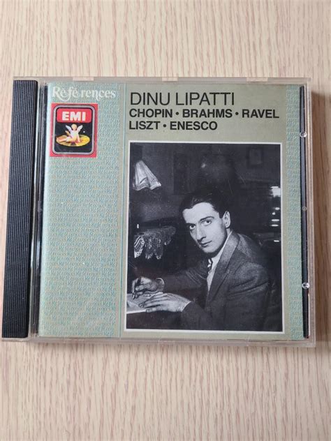 Chopin Brahms Ravel List Enesco Dinu Lipatti Cd