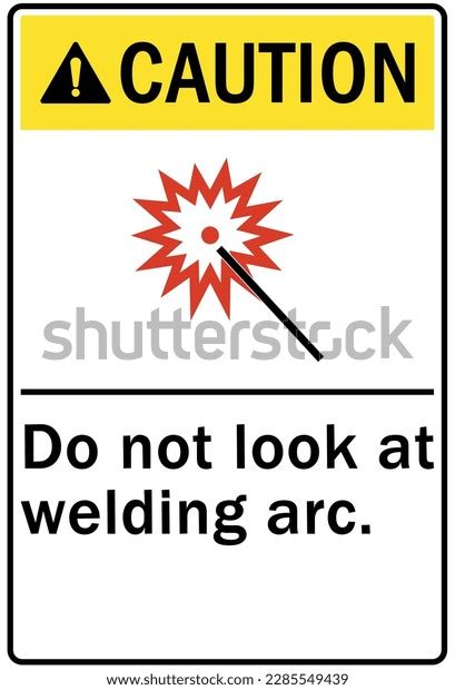 Welding Hazard Sign Labels Stock Vector (Royalty Free) 2285549439 ...