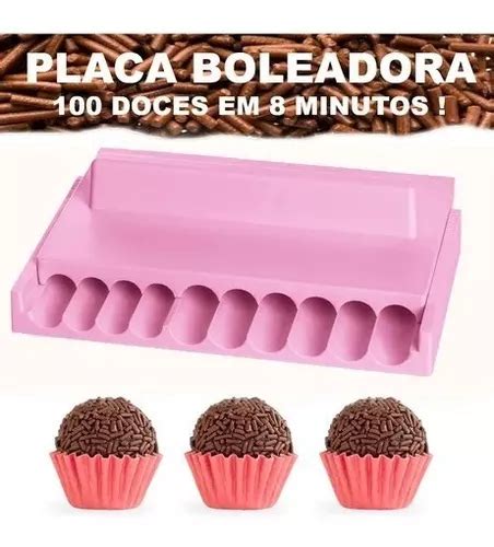 Enrolador De Doces De Brigadeiro Placa Boleadora Parcelamento Sem Juros