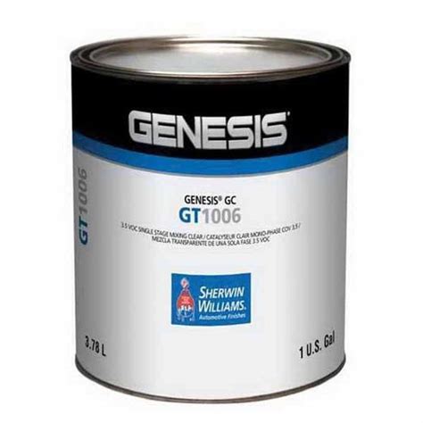 Sherwin Williams Paint Company GT100616 GT1006 1 3 5 VOC GC Single