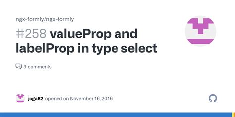 ValueProp And LabelProp In Type Select Issue 258 Ngx Formly Ngx