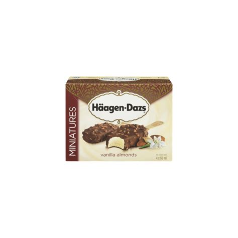 Haagen Dazs Mini Vanilla Almond 55 Millilitre