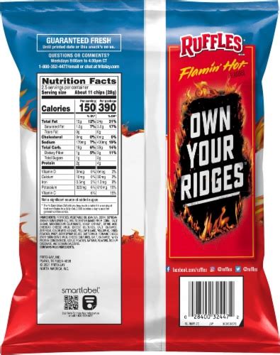 Ruffles® Flamin Hot® Flavored Potato Chips 2 5 Oz Kroger