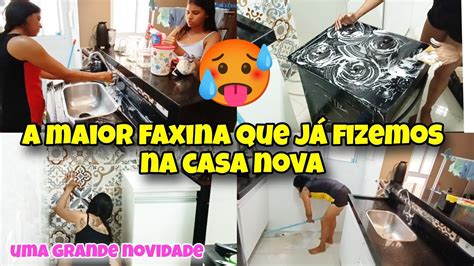 A Maior Faxina Que J Fizemos Na Casa Nova Tenho Uma Grande