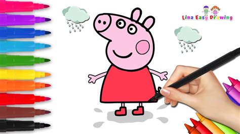 COMO DESENHAR A PEPPA PIG PASSO A PASSO YouTube