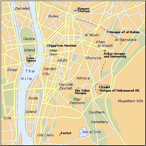 Cairo Map - Egypt