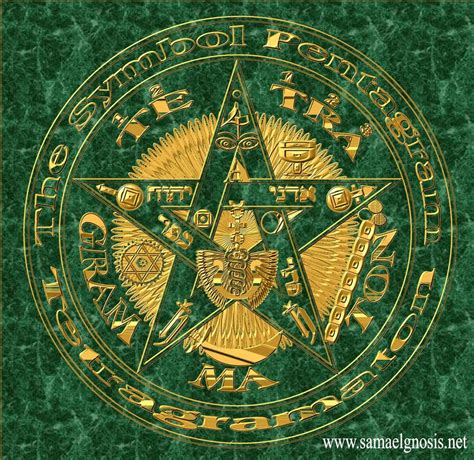 Tetragrammaton Pentagrama Símbolo Esotérico Pentagrama Símbolos