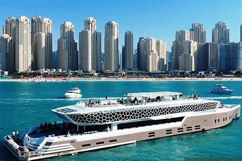 Dubai Luxury Lotus Mega Yacht Cruise With Buffet Dinner