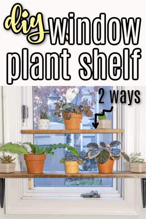 Diy Window Plant Shelf Artofit