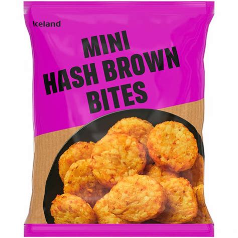 Iceland Mini Hash Brown Bites 500g Potatoes Iceland Foods