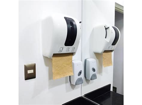 Ripley Dispensador Papel Exoriam Blanco Toalla Palanca