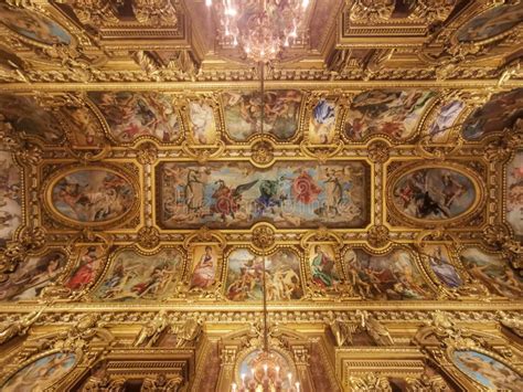 The National French Opera Garnier and Its Architecture Editorial Stock ...