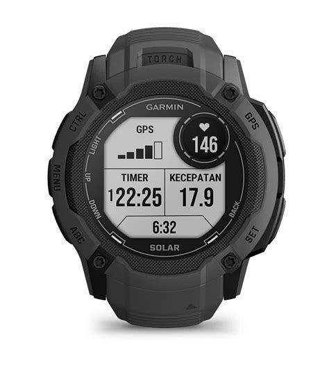 Instinct X Solar Jam Tangan Gps Tenaga Surya Moss Smartwatch