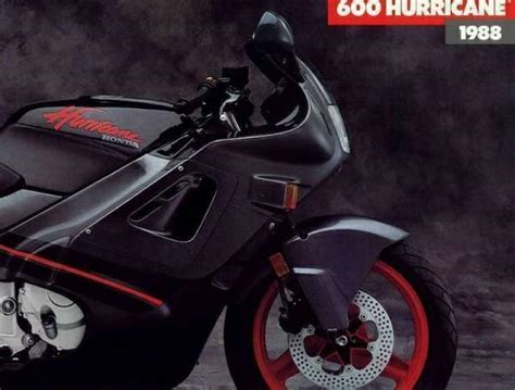 Honda Cbr 600 Hurricane 1988 Technical Specifications