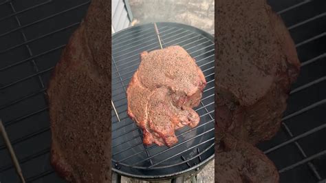 Smoked Chuck Roast To Reverse Sear Youtube