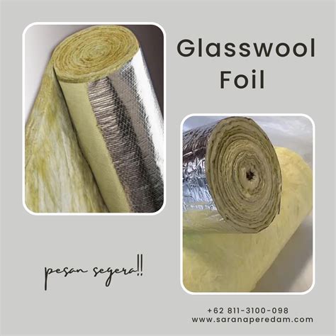 Peredam Suara Glasswool Alum Foil D Murah