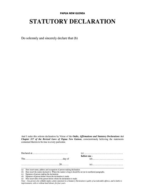 Png Statutory Declaration Form Ms Word Airslate Signnow