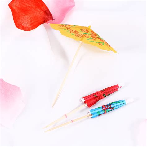 Parasol Picks For Drinks 144 Pcs Cocktail Parasol Drink Umbrellas Paper