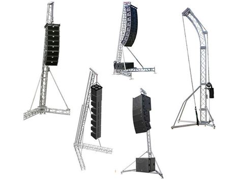 TourGo Aluminum Portable Aduio Line Array Speaker Tower Truss Speaker