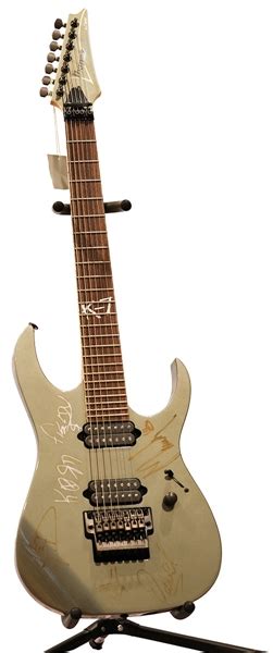 Lot Detail Korn Band Signed Ibanez Guitar Jsa