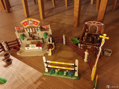 Playmobil Pferdeturnier Pferdebox Pferde Reiter Im Kanton Aargau