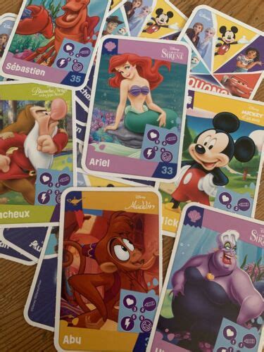 Lot De Cartes Disney Auchan Jouons R Vons Demandez Vos No