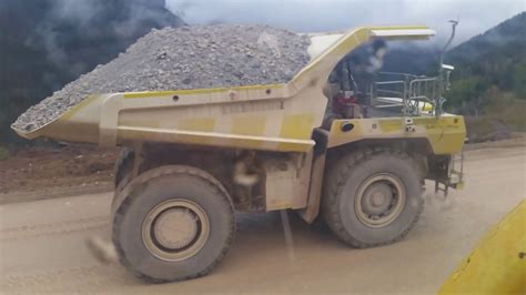 Liebherr 100 Ton T 236 Mining Truck At Va Erzberg Iron Mine Youtube