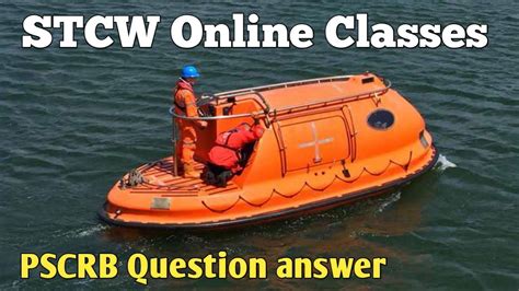 PSCRB Proficiency In Servival Craft Rescue Boats YouTube