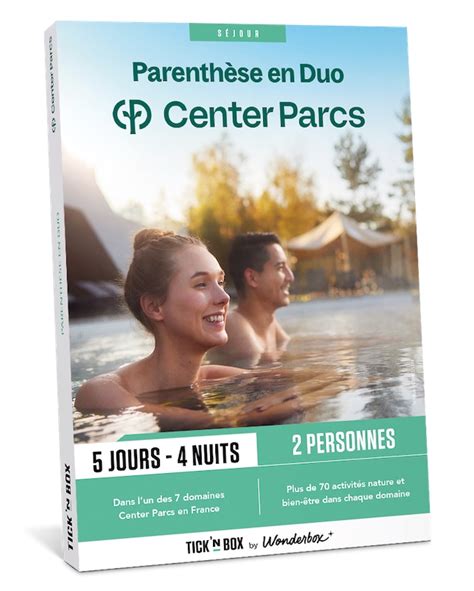 Carte Cadeau S Jour Center Parcs Cadeau Local