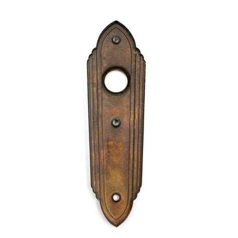 Two Toned Art Deco Escutcheons | Hippo Hardware & Trading Company