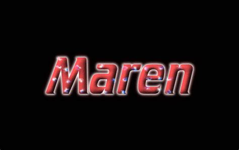 Maren Logo Free Name Design Tool From Flaming Text