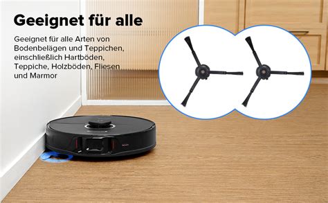 Amazon De Roborock Original Zubeh R Silikon Seitenb Rsten F R