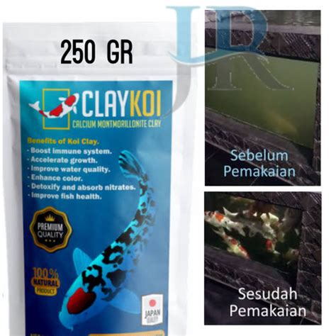 Jual Penjernih Air Kolam Clay Koi Calcium Montmorillonite Claykoi